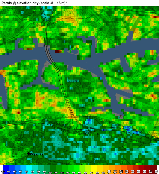 Pernis elevation map