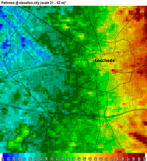 Pathmos elevation map