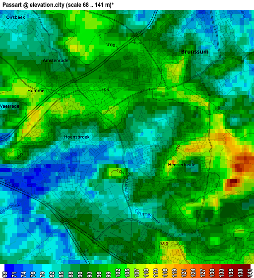 Passart elevation map