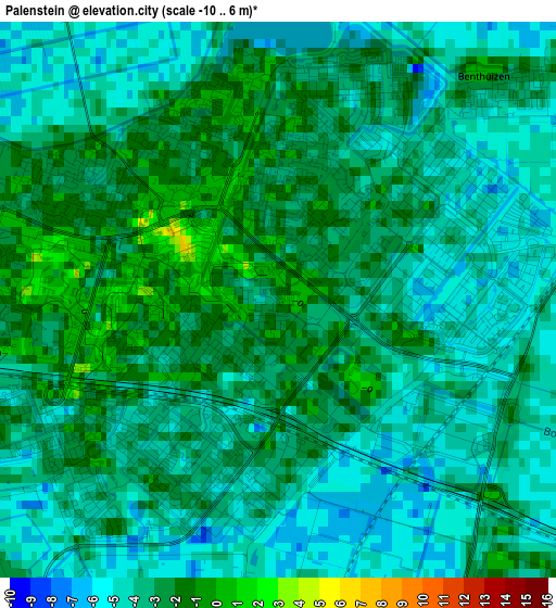 Palenstein elevation map