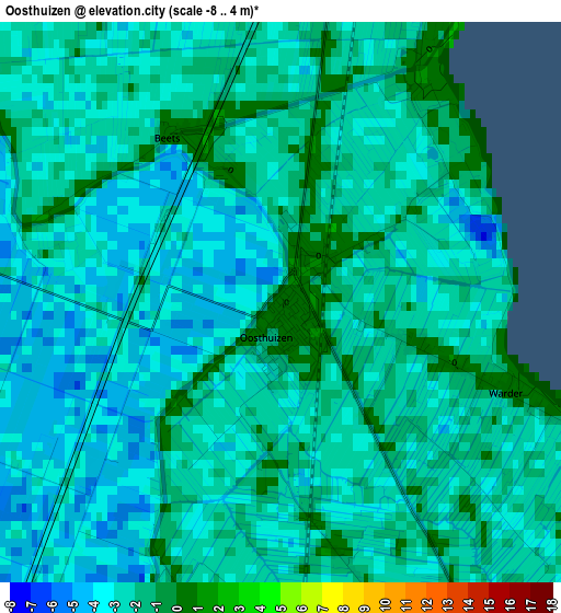 Oosthuizen elevation map