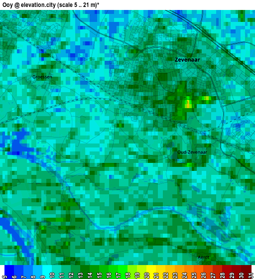 Ooy elevation map