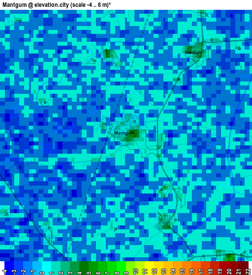 Mantgum elevation map