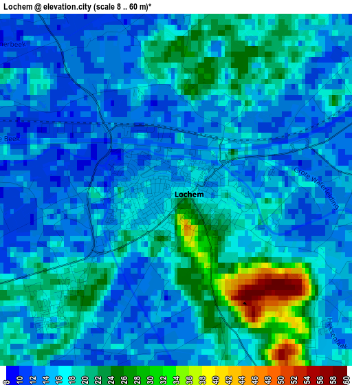 Lochem elevation map