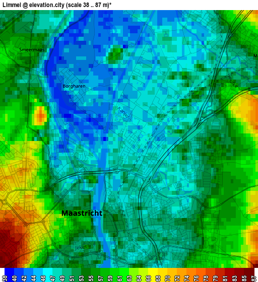 Limmel elevation map