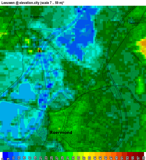 Leeuwen elevation map