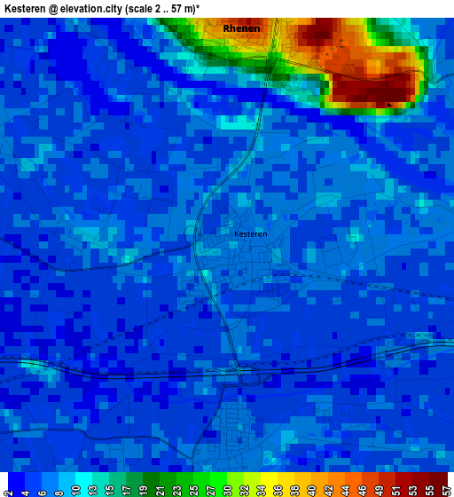 Kesteren elevation map