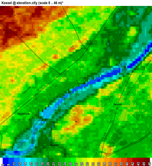 Kessel elevation map