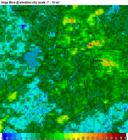 Hoge Mors elevation map