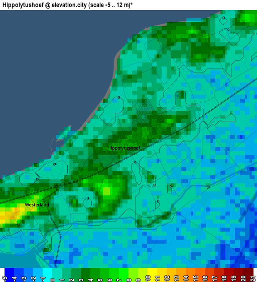 Hippolytushoef elevation map