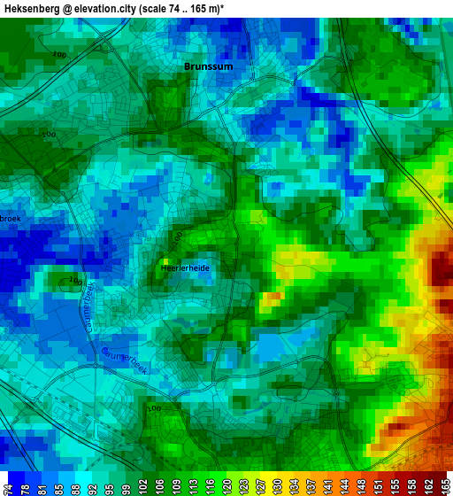 Heksenberg elevation map