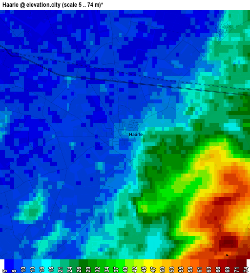 Haarle elevation map