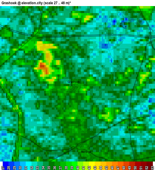 Grashoek elevation map