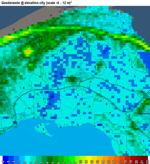 Goedereede elevation map