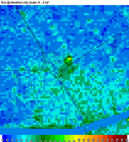 Ens elevation map