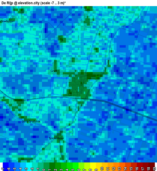 De Rijp elevation map