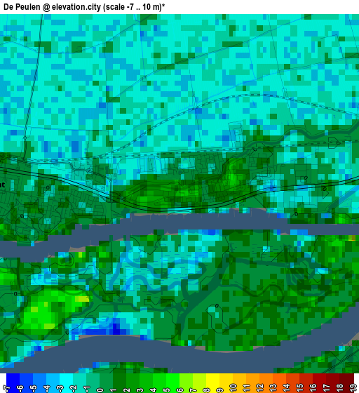 De Peulen elevation map