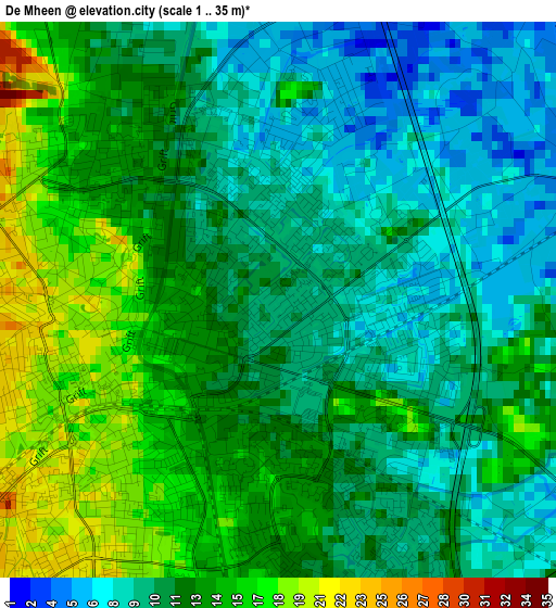 De Mheen elevation map