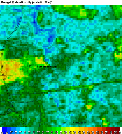 Breugel elevation map