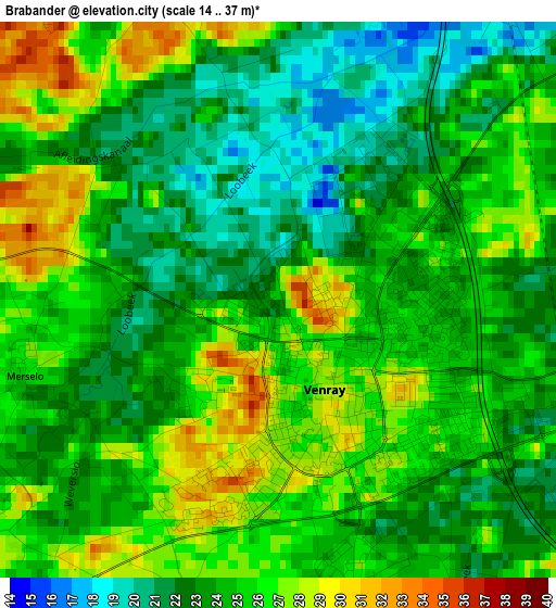 Brabander elevation map