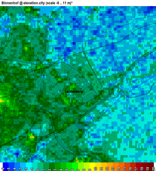 Binnenhof elevation map