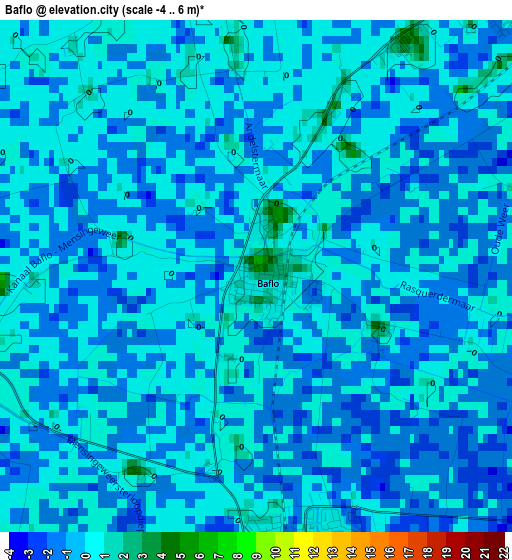 Baflo elevation map