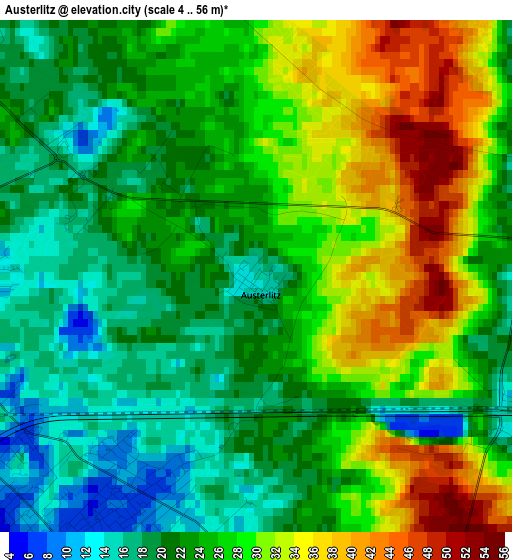 Austerlitz elevation map