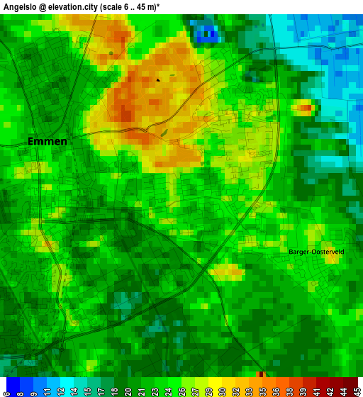 Angelslo elevation map