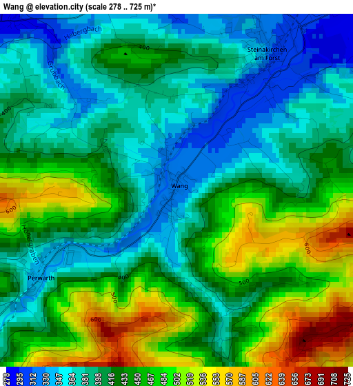 Wang elevation map