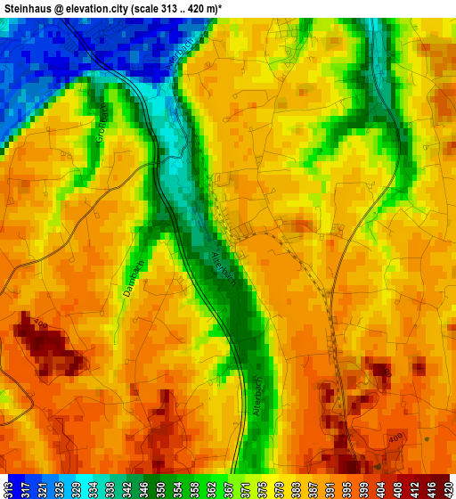 Steinhaus elevation map