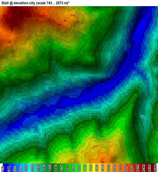 Stall elevation map