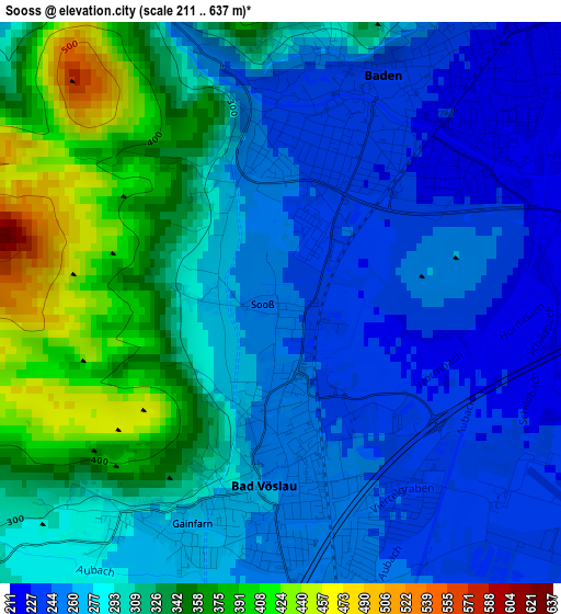 Sooss elevation map