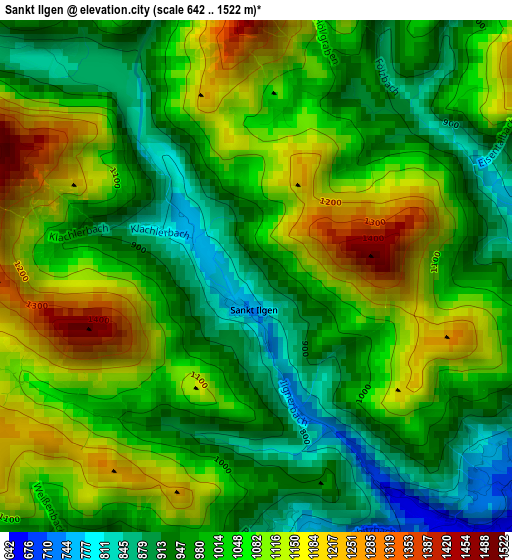 Sankt Ilgen elevation map