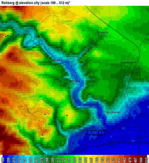 Rehberg elevation map