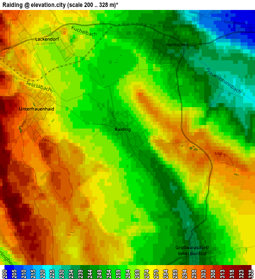 Raiding elevation map