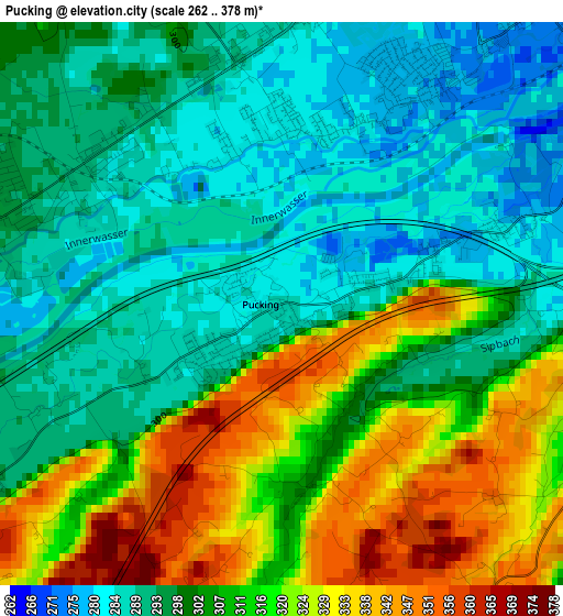 Pucking elevation map