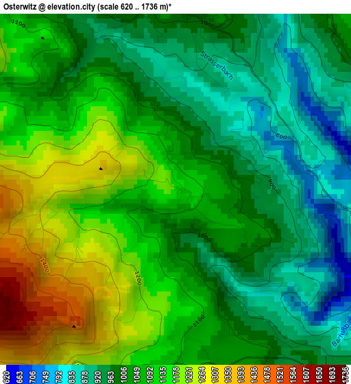 Osterwitz elevation map