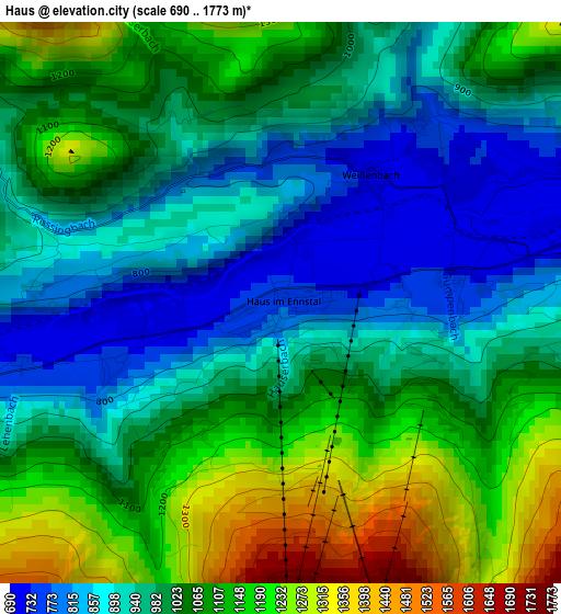 Haus elevation map