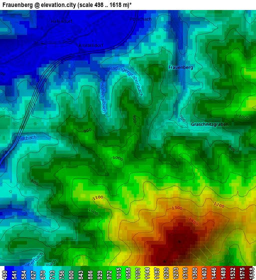 Frauenberg elevation map