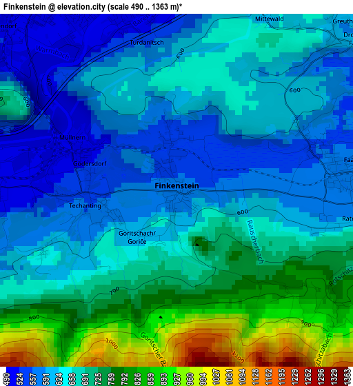 Finkenstein elevation map