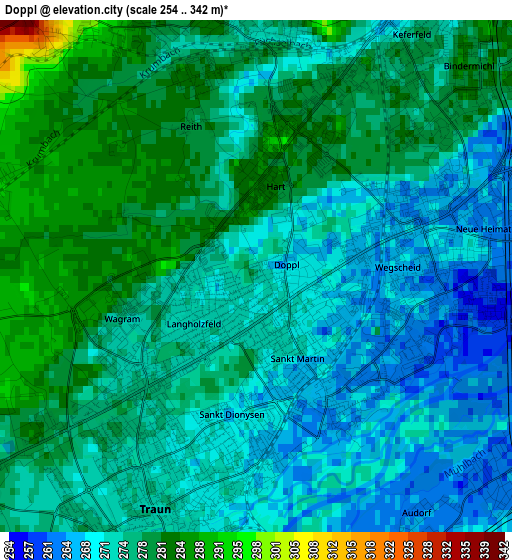 Doppl elevation map