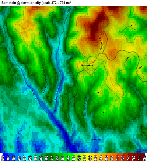 Bernstein elevation map