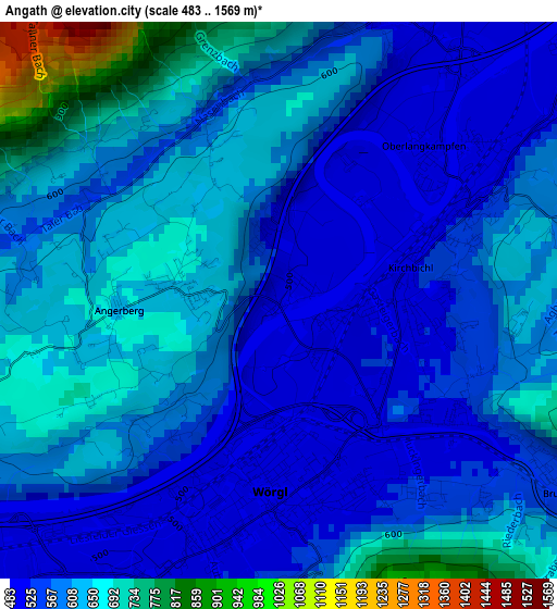 Angath elevation map