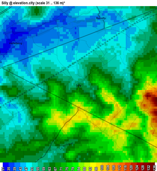 Silly elevation map