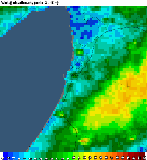 Wiek elevation map