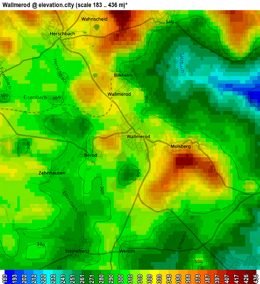 Wallmerod elevation map