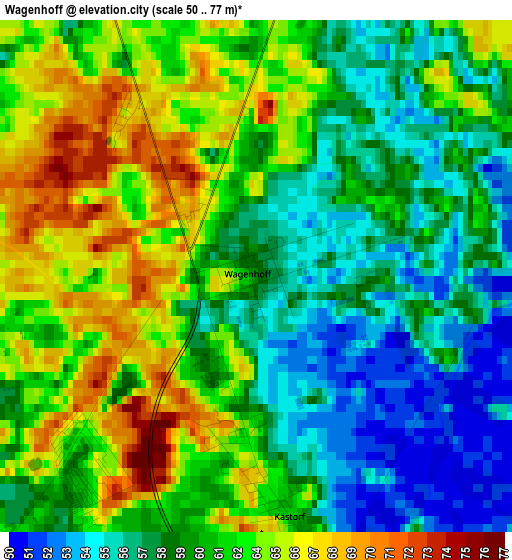 Wagenhoff elevation map