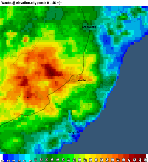 Waabs elevation map