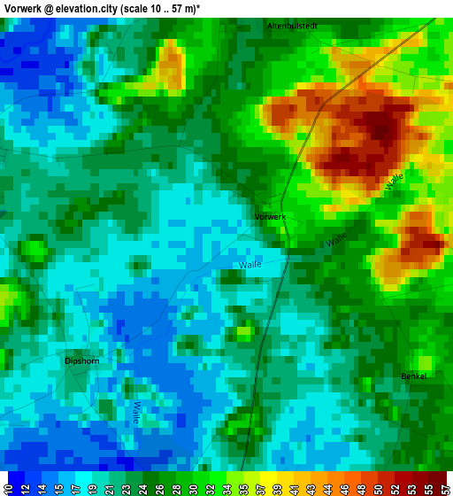 Vorwerk elevation map