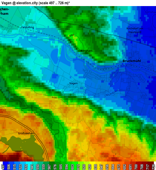 Vagen elevation map